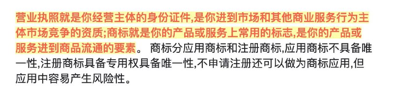 营业执照和商标的关系